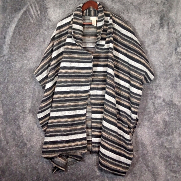 Free People Jackson oversized poncho one size fits most women's - Picture 2 of 4